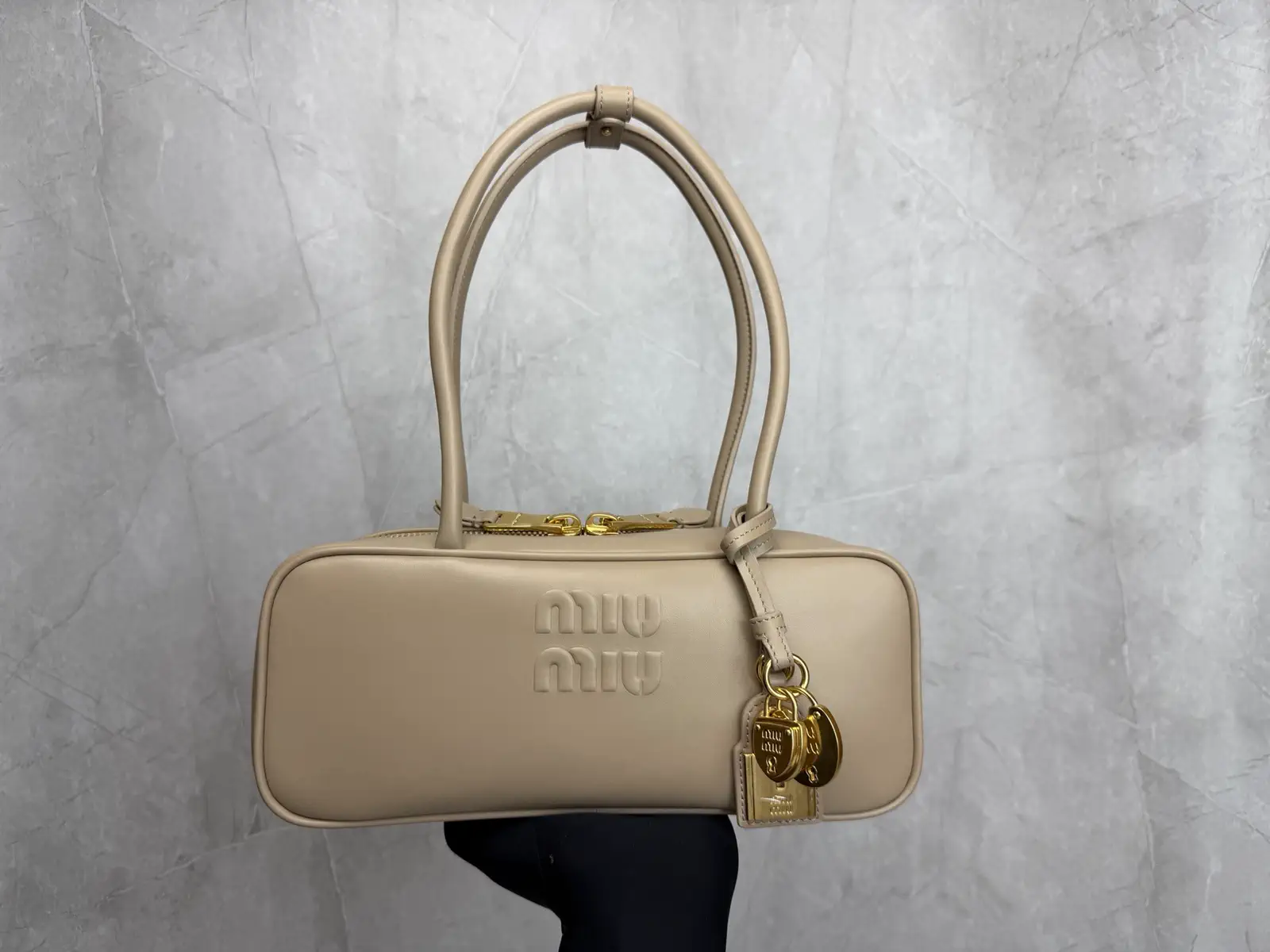 Miu Miu Beige Top Handle Bag image 1