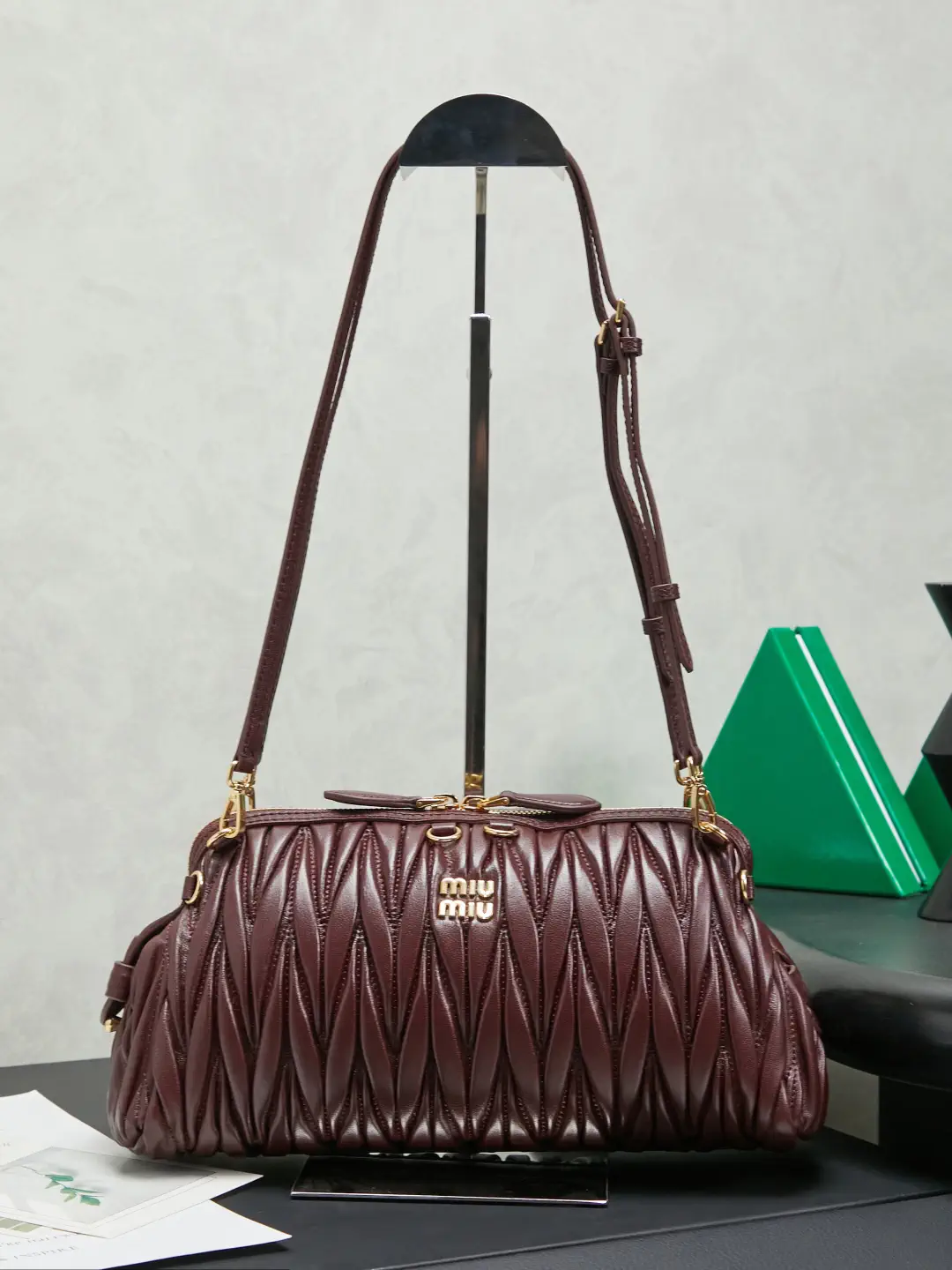 Miu Miu Quilted Leather Shoulder Bag image 1