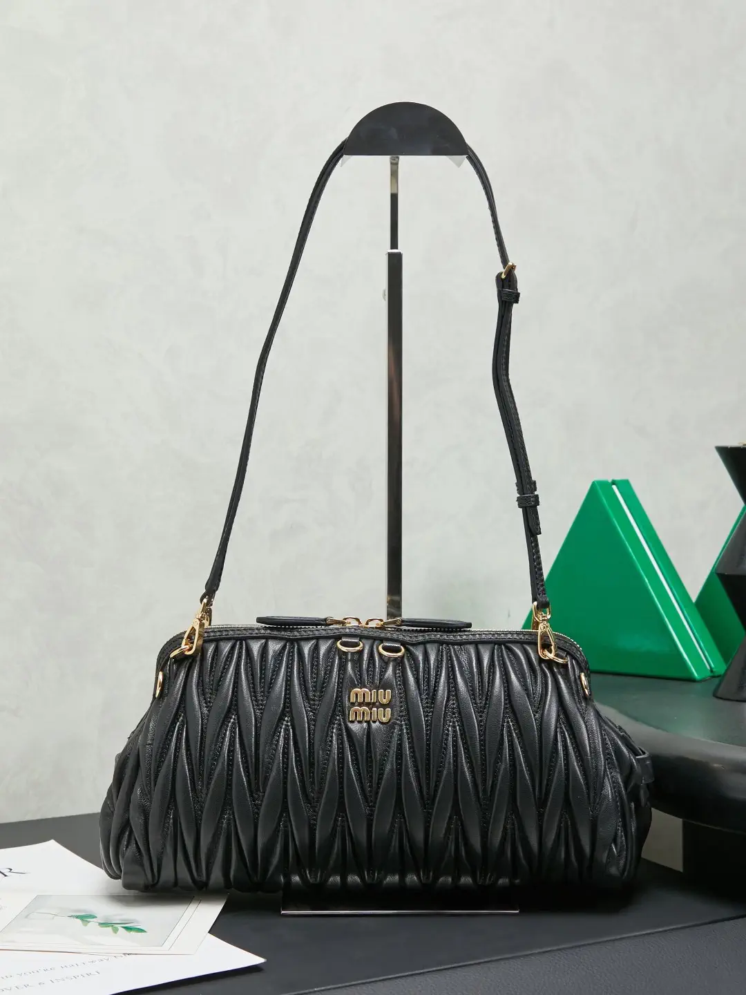 Miu Miu Quilted Leather Shoulder Bag image 1
