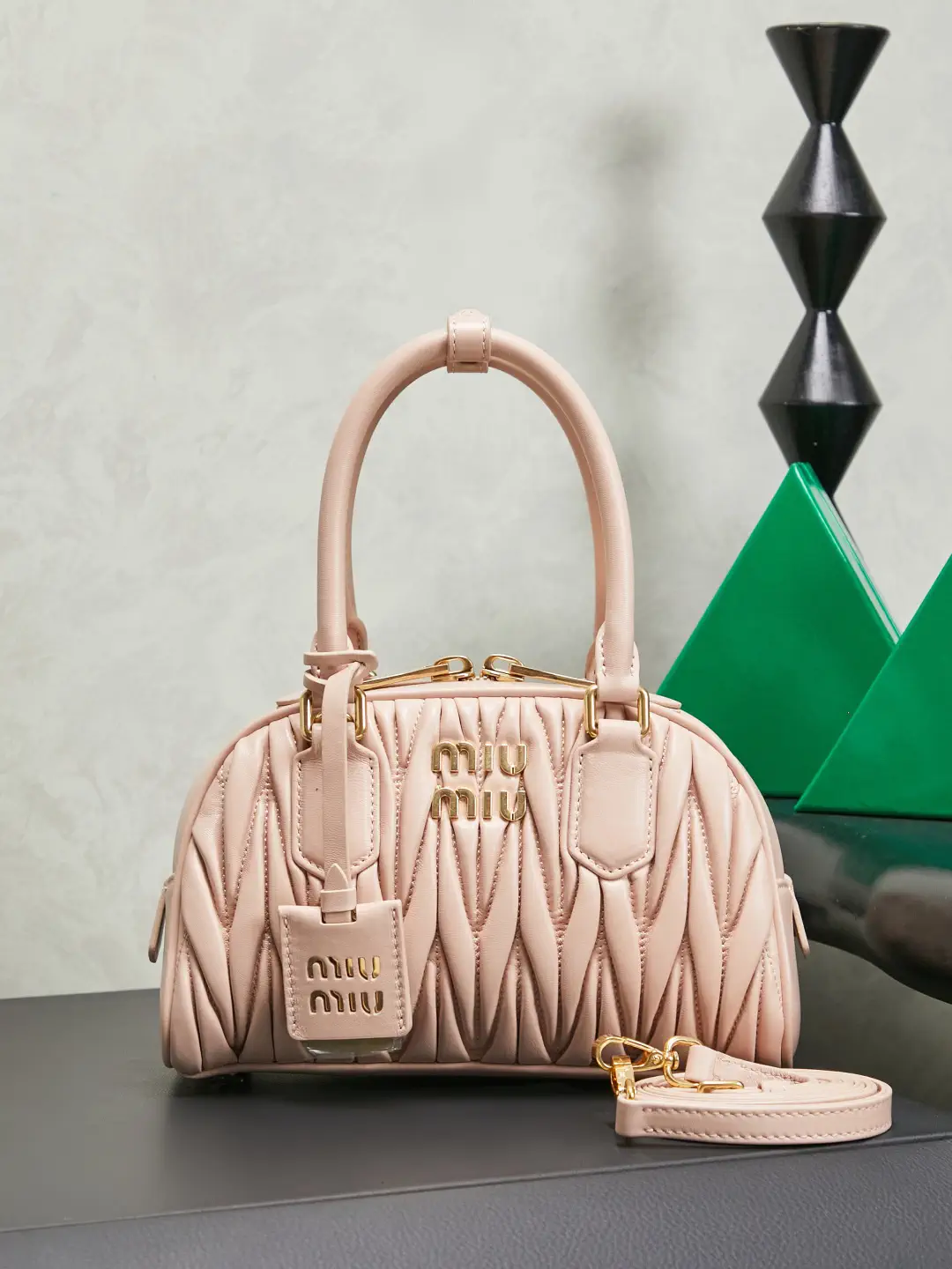 Miu Miu Quilted Top Handle Bag image 1