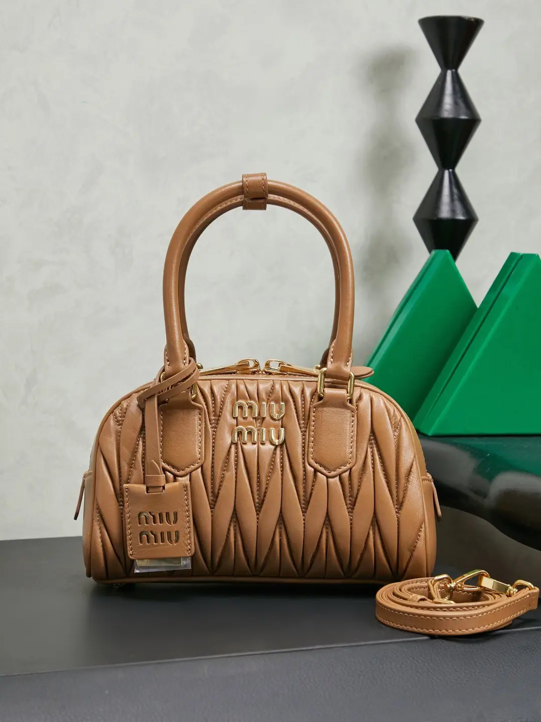 Miu Miu Quilted Top Handle Bag image 1