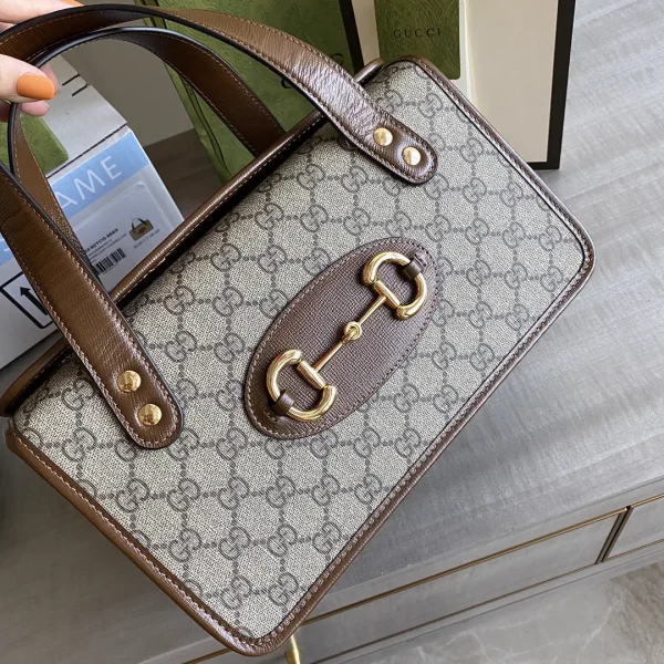 Gucci 1955 Horsebit Monogram Top Handle Bag image 1