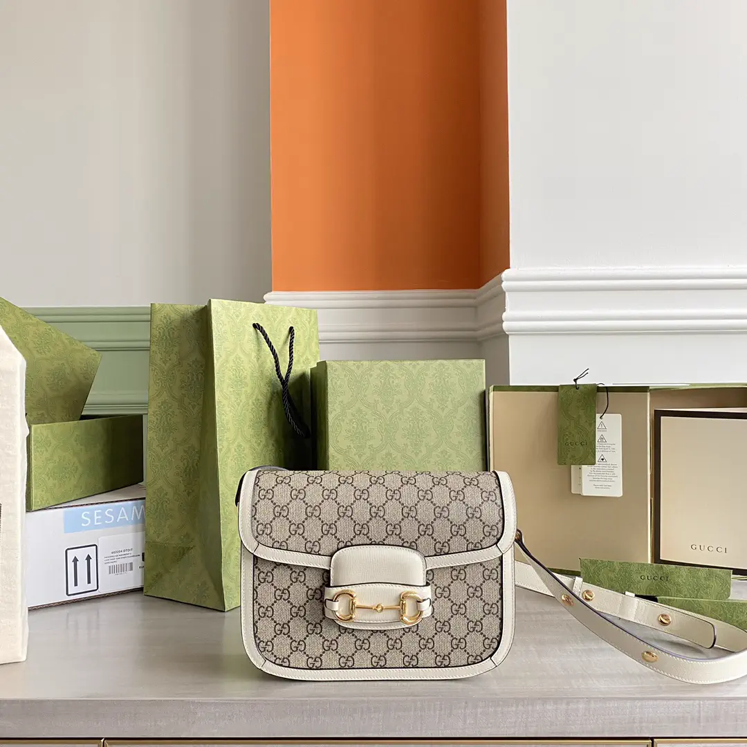 Gucci Horsebit 1955 Monogram Shoulder Bag image 1
