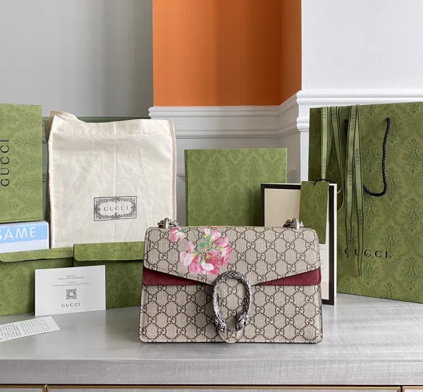 Gucci GG Monogram Floral Dionysus Shoulder Bag image 1