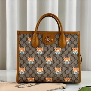 Gucci x Kai Teddy Bear Print Tote Bag image 1
