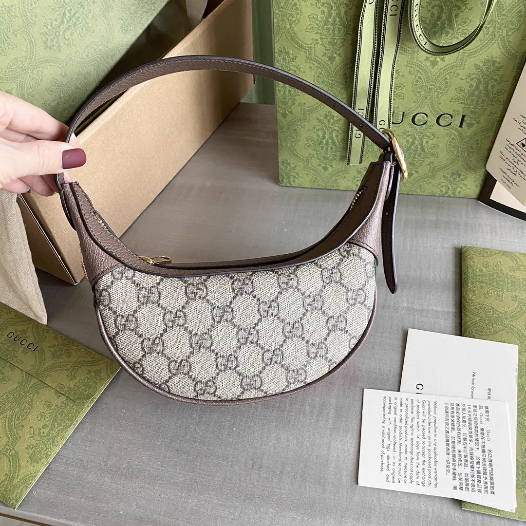 Gucci Ophidia Mini Crescent Shoulder Bag image 1