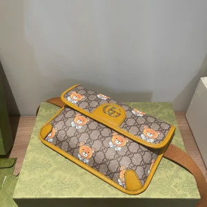 Gucci Teddy Bear Print GG Monogram Belt Bag image 1
