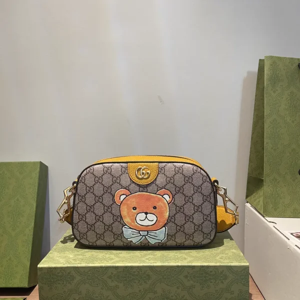 Gucci Teddy Bear Print GG Monogram Crossbody Bag image 1