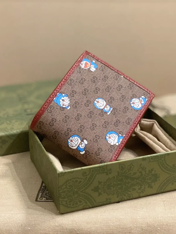 Gucci Doraemon Print Bifold Wallet image 1