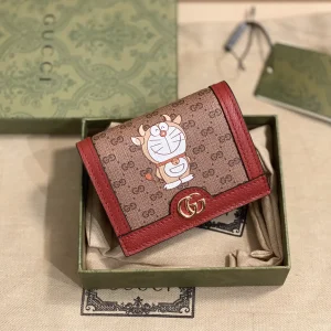 Gucci Doraemon Print Card Holder image 1