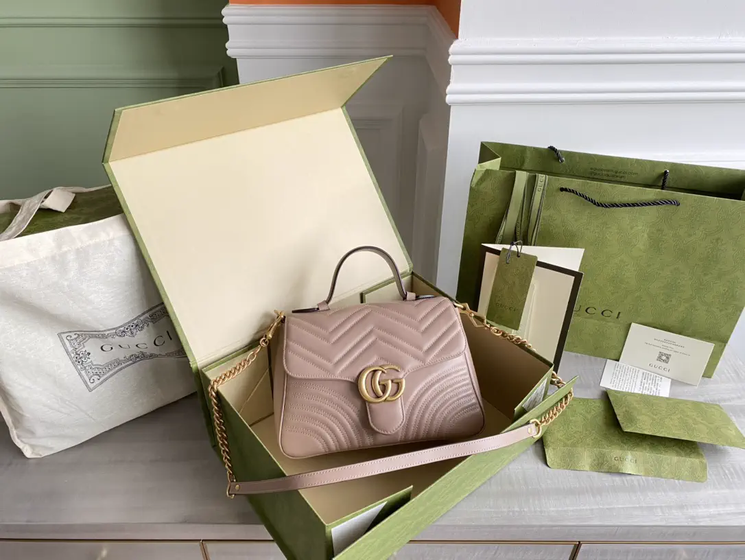 Gucci GG Marmont Quilted Top Handle Bag image 1