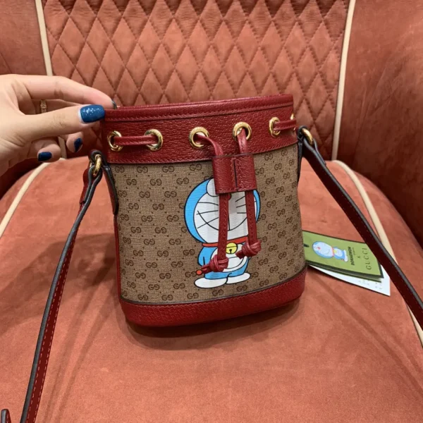 Gucci Doraemon Collaboration Mini Bucket Bag image 1