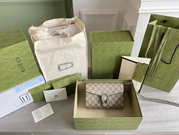 Gucci Monogram Chain Wallet Bag image 1