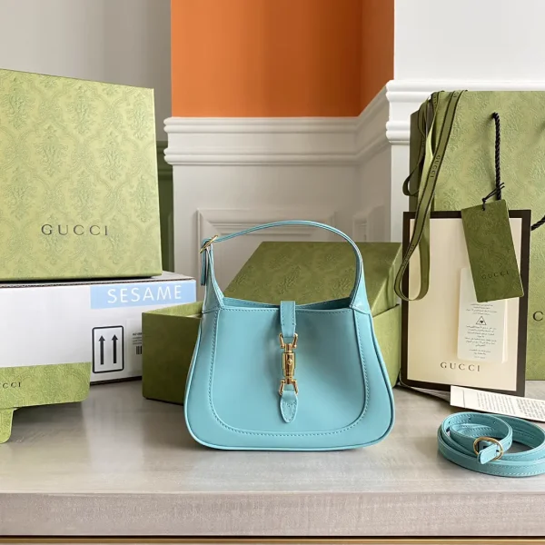 Gucci Light Blue Shoulder Bag with Detachable Strap image 1