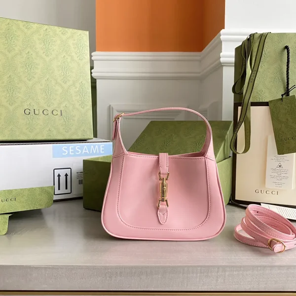 Gucci Pink Shoulder Bag with Detachable Strap image 1