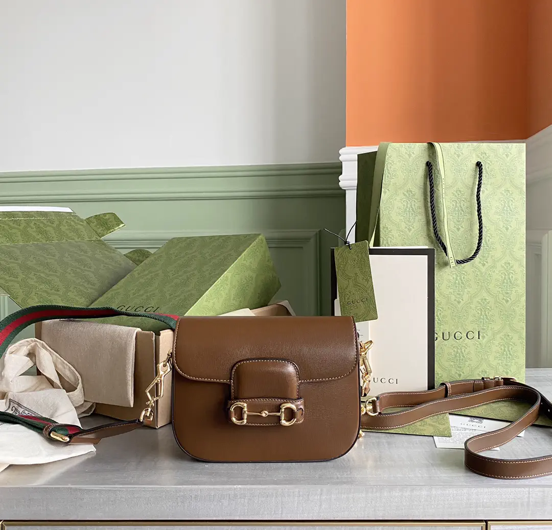 Gucci Horsebit Brown Shoulder Bag image 1