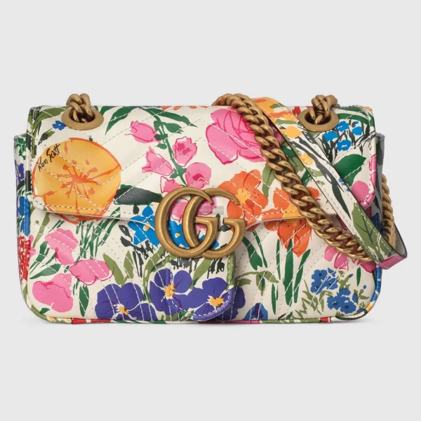 Gucci Ken Scott Floral Print Shoulder Bag image 1