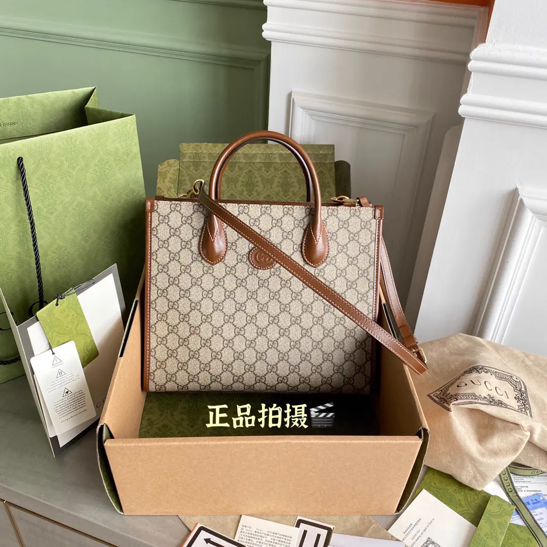 Gucci Monogram Top Handle Bag image 1