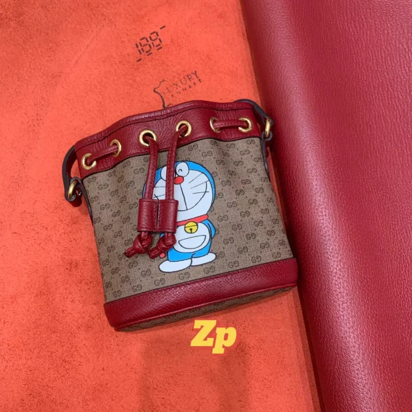 Gucci Doraemon Print Bucket Bag image 1