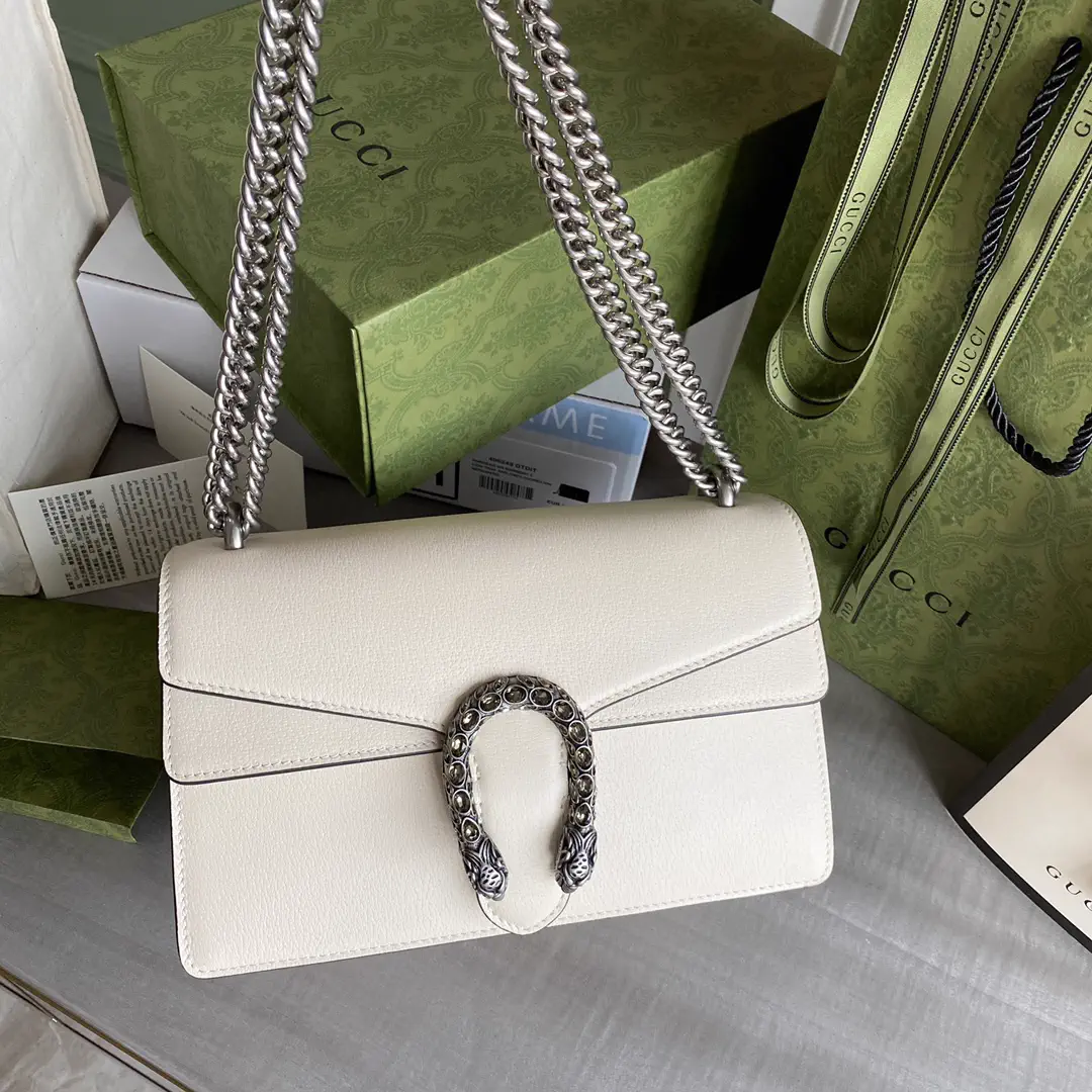 Gucci White Dionysus Shoulder Bag image 1