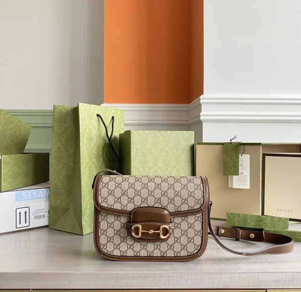 Gucci Horsebit Monogram Crossbody Bag image 1