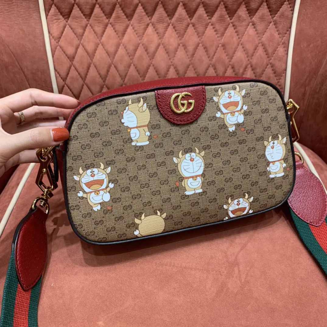 Gucci Doraemon Print Crossbody Bag image 1