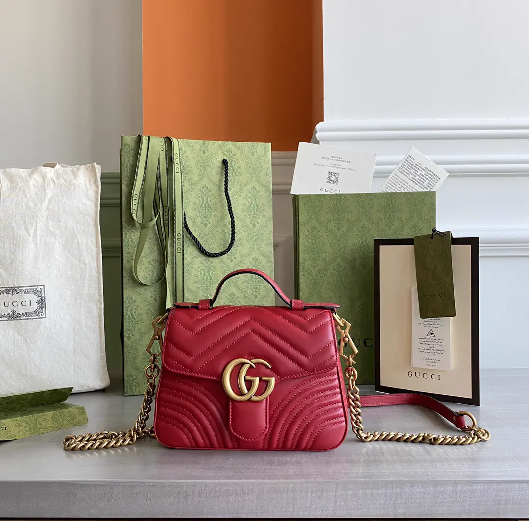 Gucci GG Marmont Quilted Top Handle Bag image 1