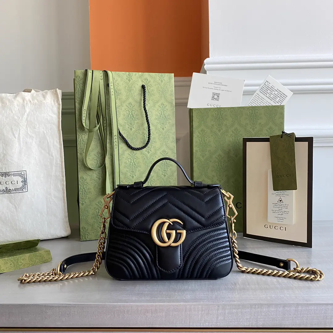 Gucci GG Marmont Quilted Top Handle Bag image 1