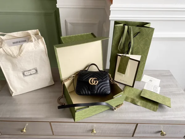 Gucci GG Marmont Quilted Top Handle Bag image 1