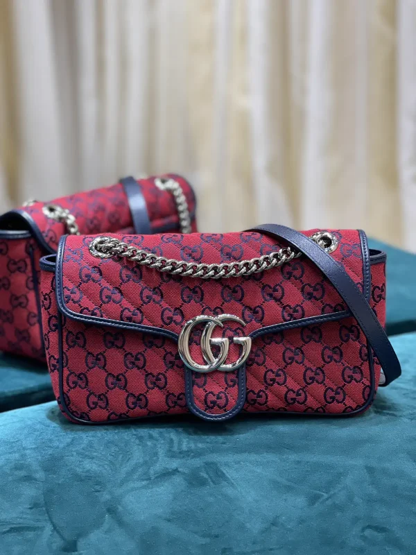 Gucci GG Marmont Quilted Canvas Shoulder Bag image 1