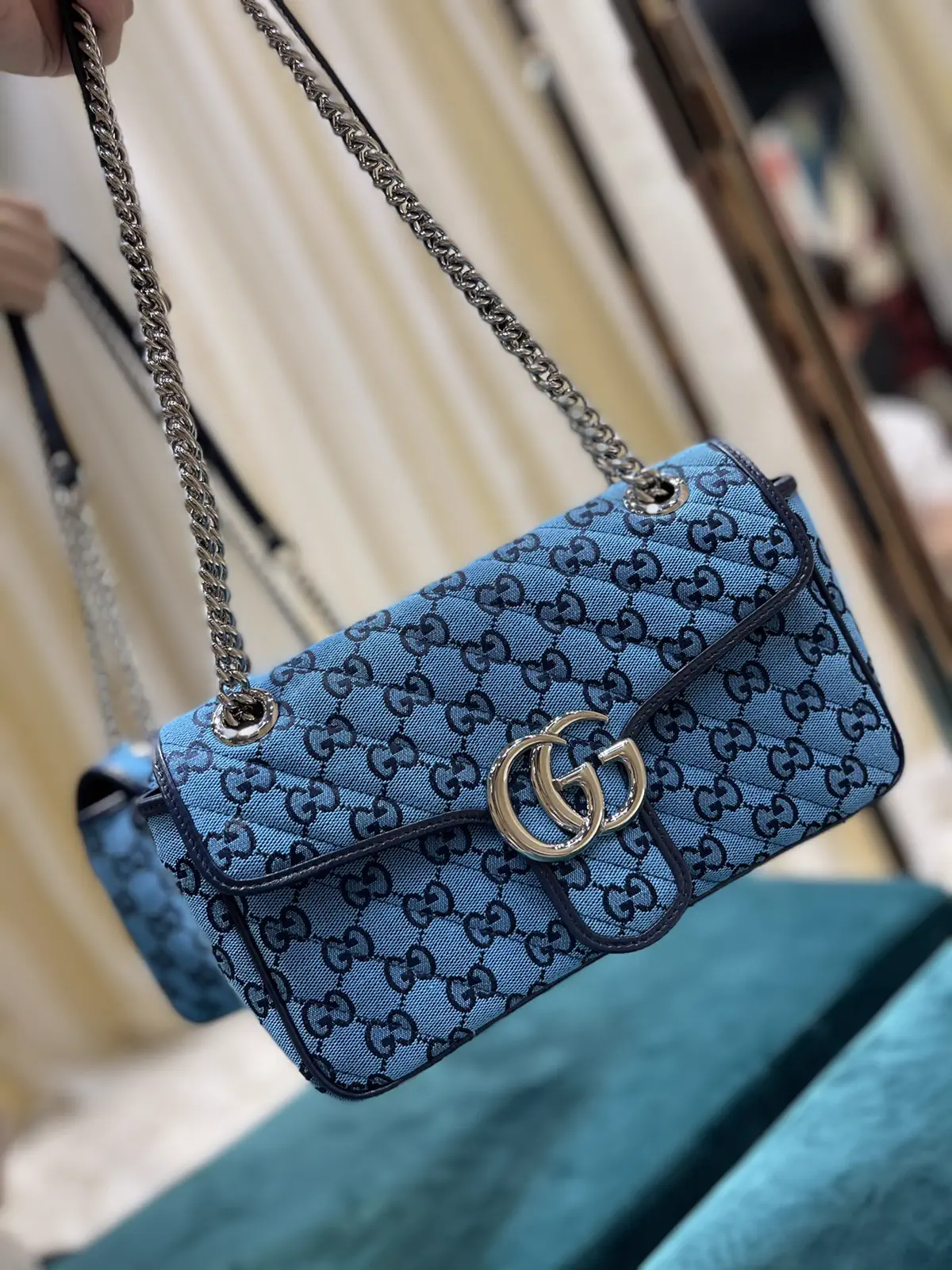 Gucci GG Marmont Canvas Shoulder Bag image 1