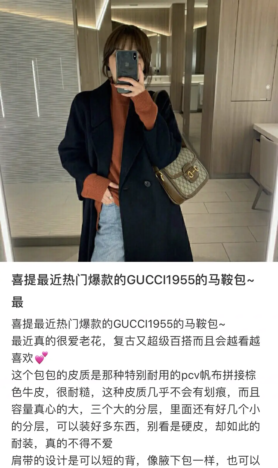 Gucci Monogram Saddle Shoulder Bag image 1