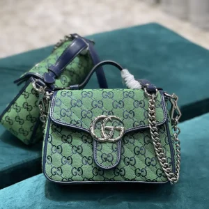 Gucci GG Marmont Quilted Canvas Shoulder Bag image 1