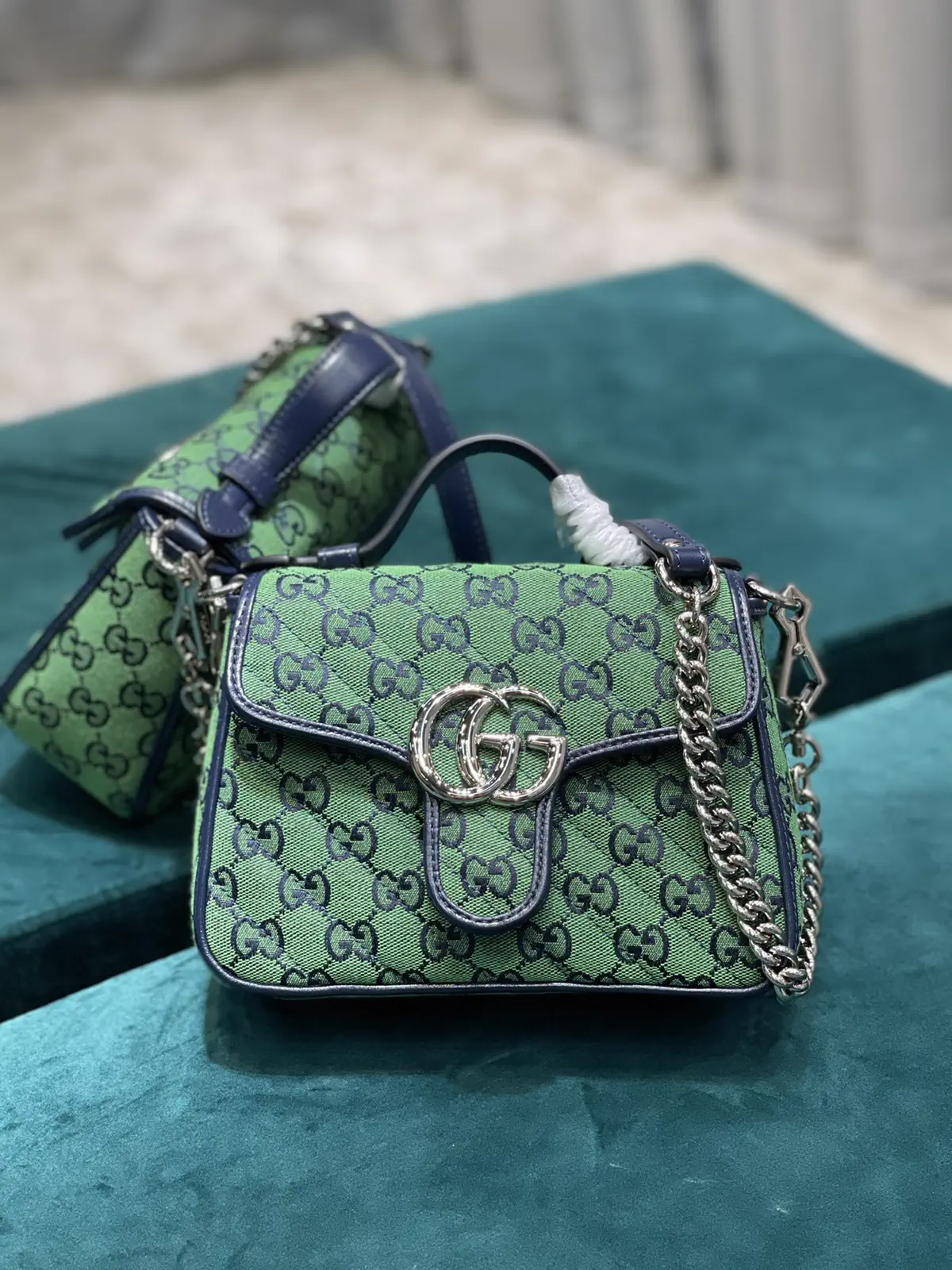 Gucci GG Marmont Quilted Canvas Shoulder Bag image 1