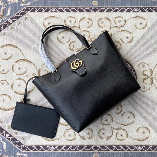 Gucci Black Tote Bag with Pouch image 1