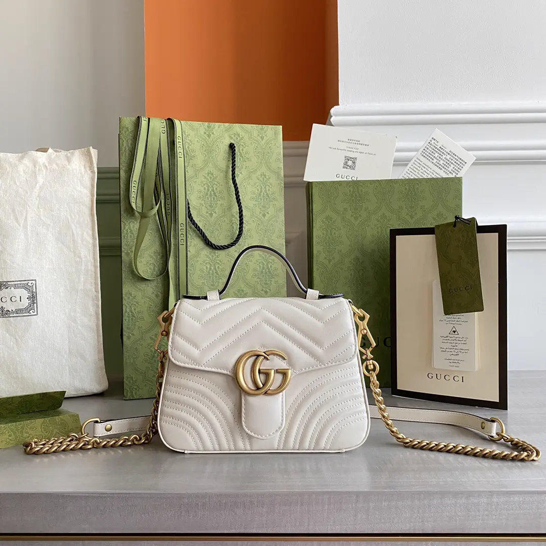 Gucci GG Marmont Quilted Mini Top Handle Bag image 1