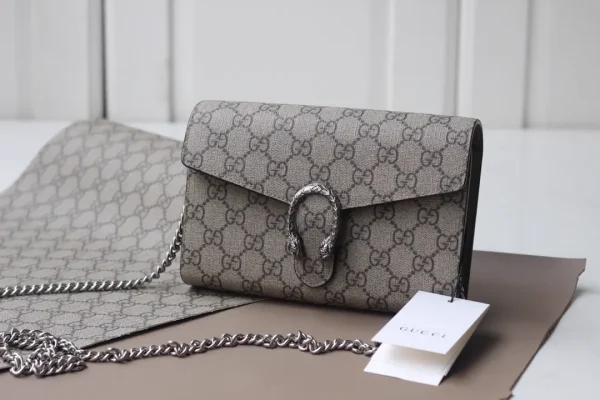 Gucci Dionysus Monogram Mini Chain Wallet Bag image 1