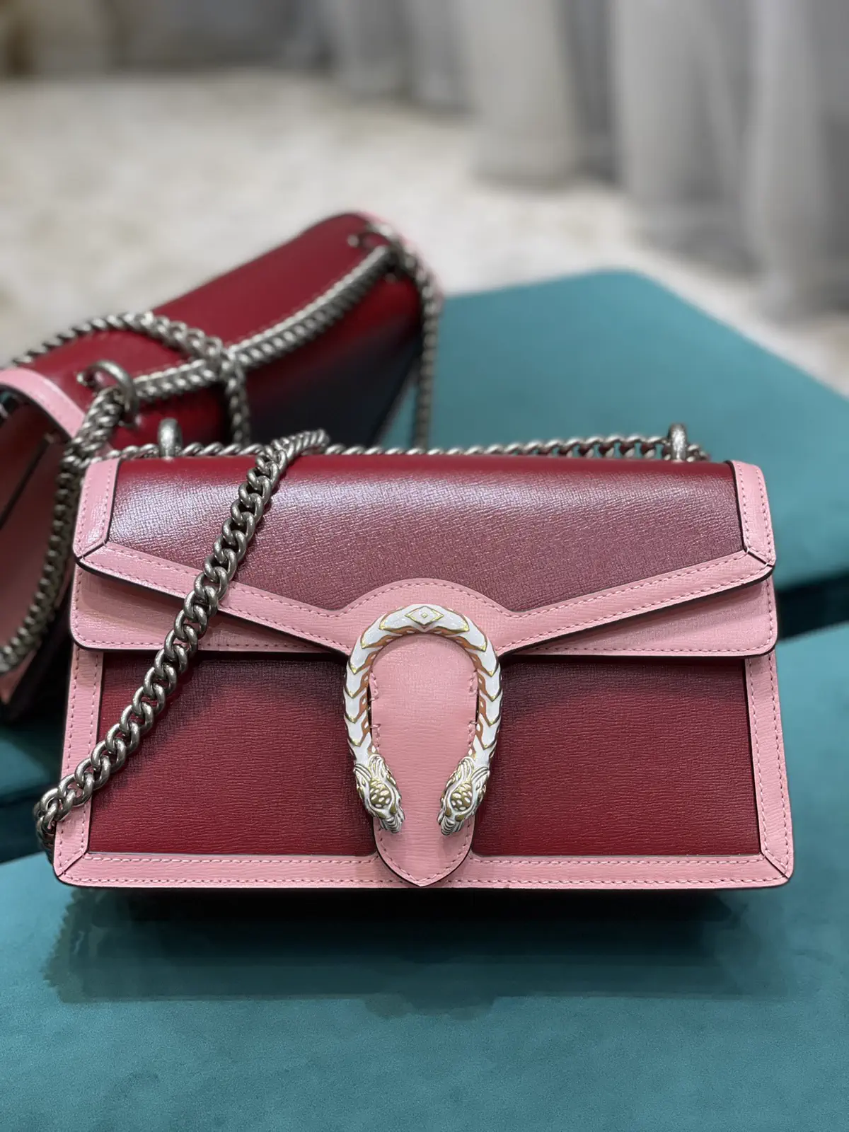 Gucci Two-Tone Dionysus Shoulder Bag image 1