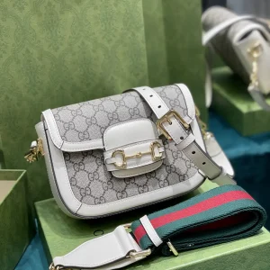 Gucci 1955 Series Mini Saddle Bag with Interlocking G Pattern image 1