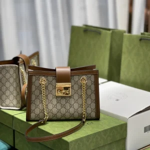 Gucci Padlock Small GG Supreme Canvas Shoulder Bag image 1