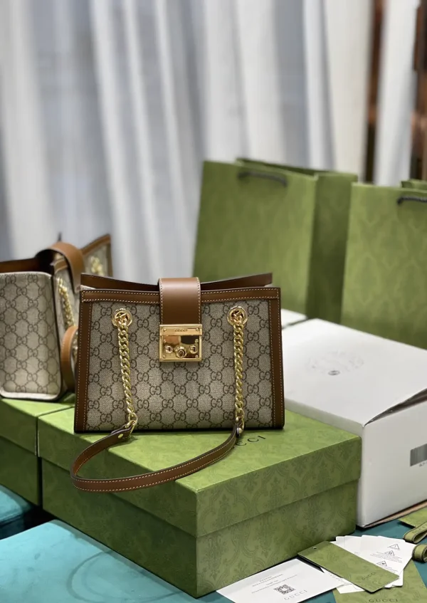 Gucci Padlock Small GG Supreme Canvas Shoulder Bag image 1