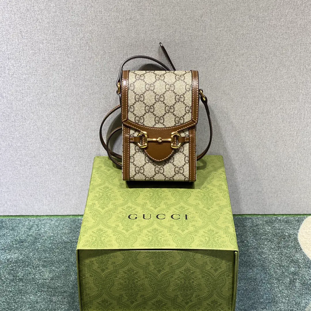 Gucci 1955 Horsebit Monogram Crossbody Bag image 1