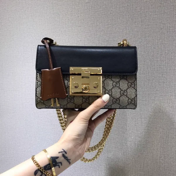 Gucci Padlock Monogram Shoulder Bag image 1