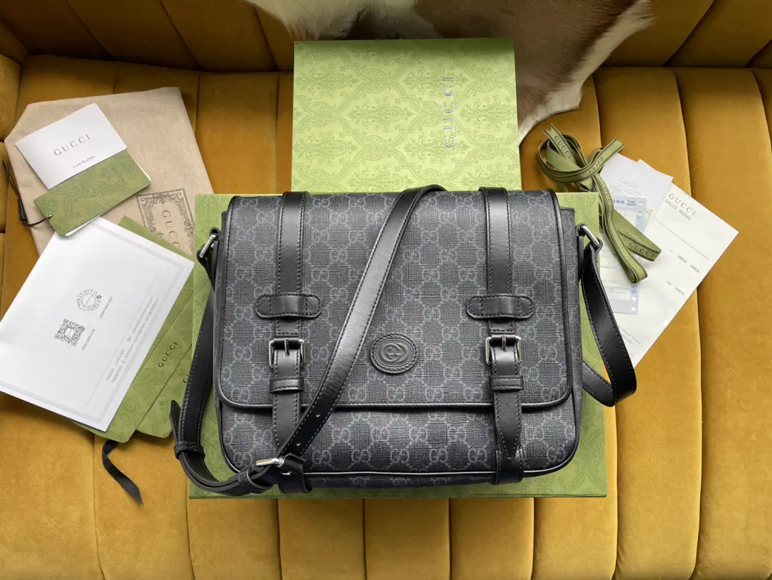 Gucci Monogram Messenger Bag image 1
