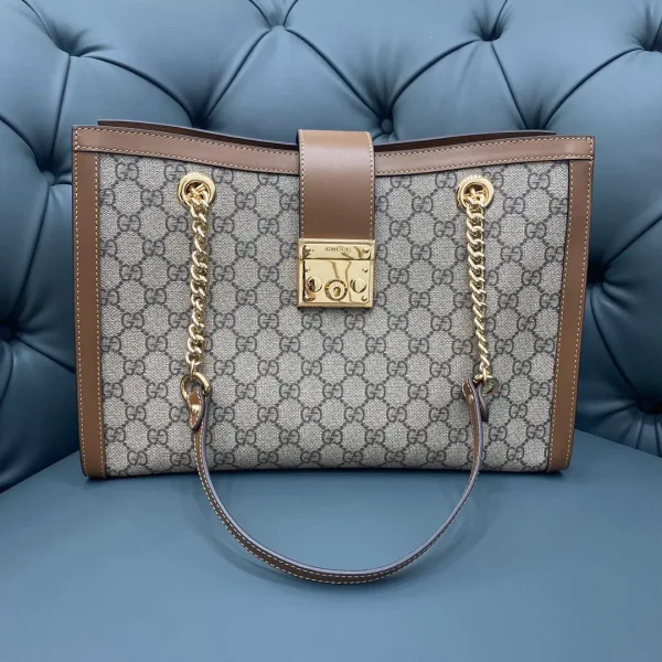 Gucci Padlock Monogram Shoulder Bag image 1