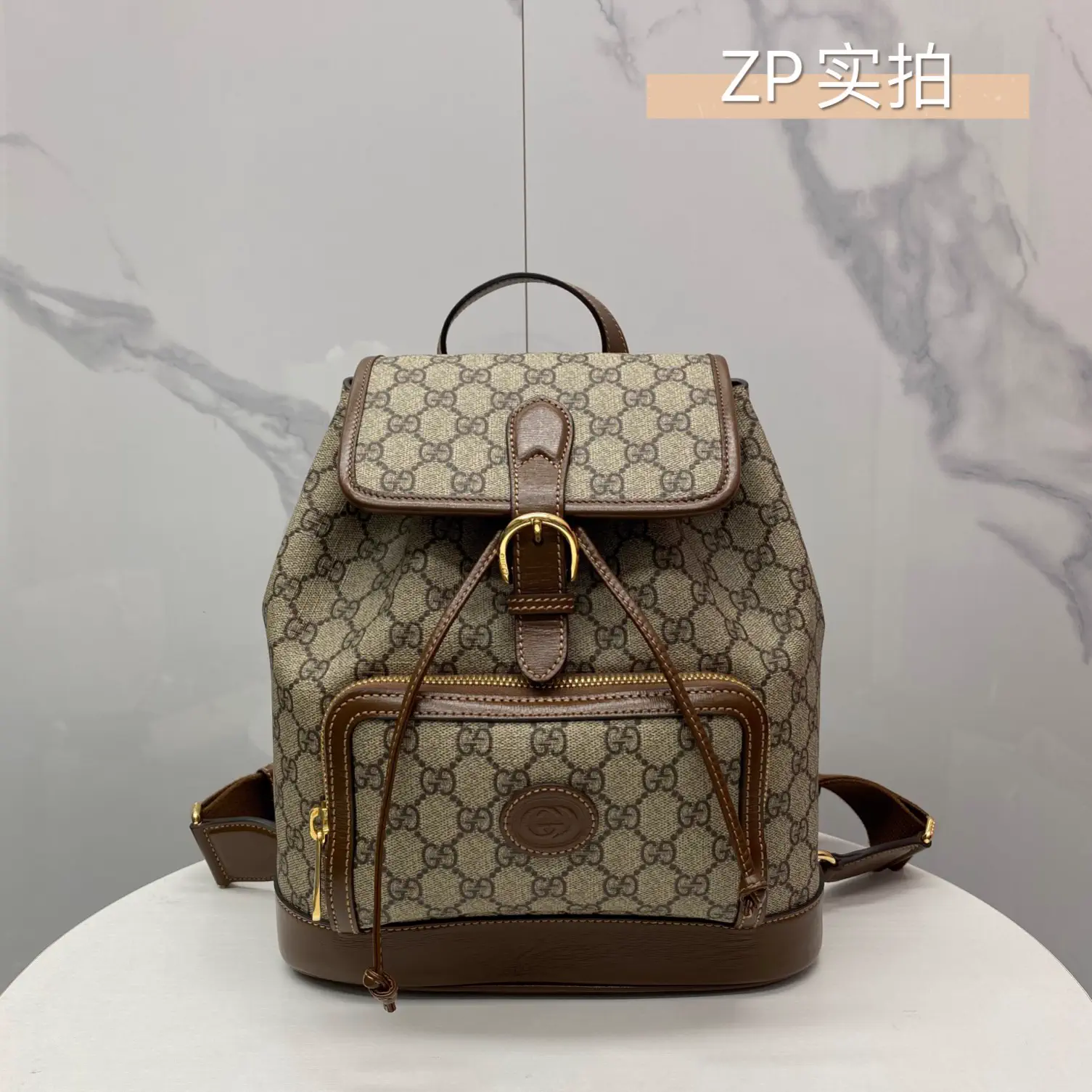Gucci Monogram Backpack image 1
