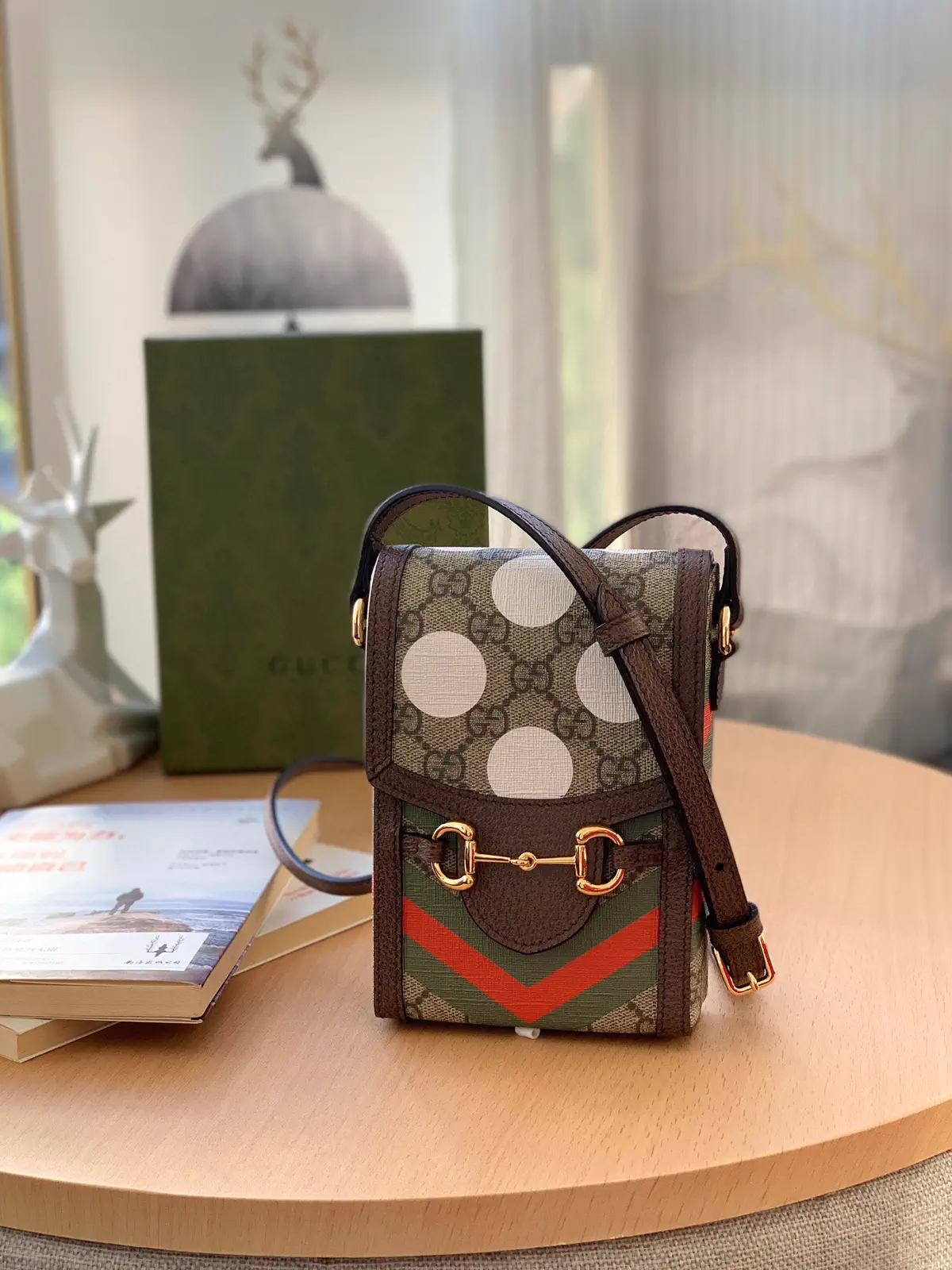 Gucci Horsebit 1955 Mini Phone Crossbody Bag image 1