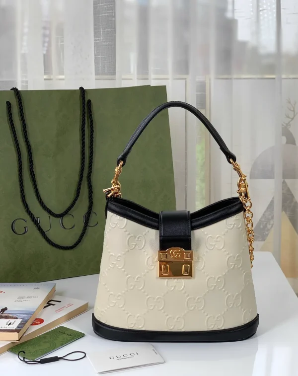 Gucci GG Embossed Shoulder Bag image 1