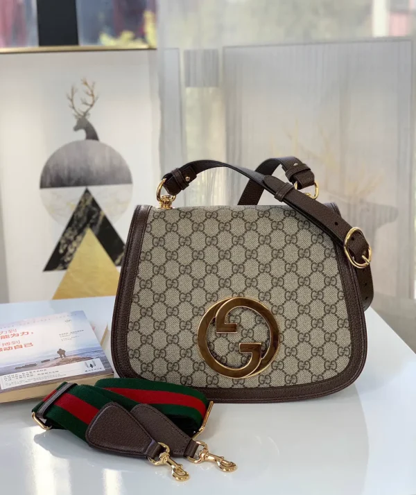 Gucci Interlocking G Monogram Shoulder Bag image 1