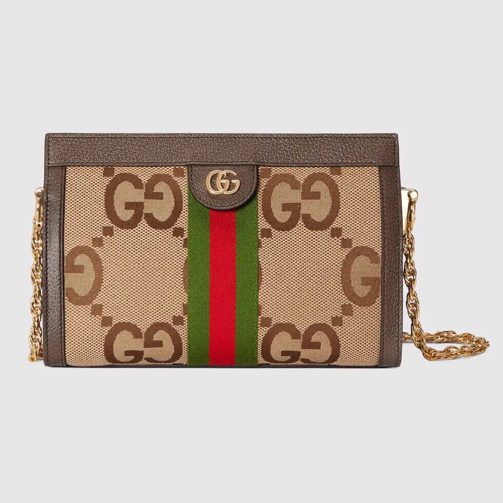 Gucci Ophidia Jumbo GG Web Stripe Chain Shoulder Bag image 1